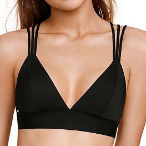 PINK Victoria's Secret Other - PINK VS Bonded Strappy Bralette Black